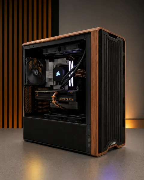 Copper Airflow custom PC built by The Tech Bench